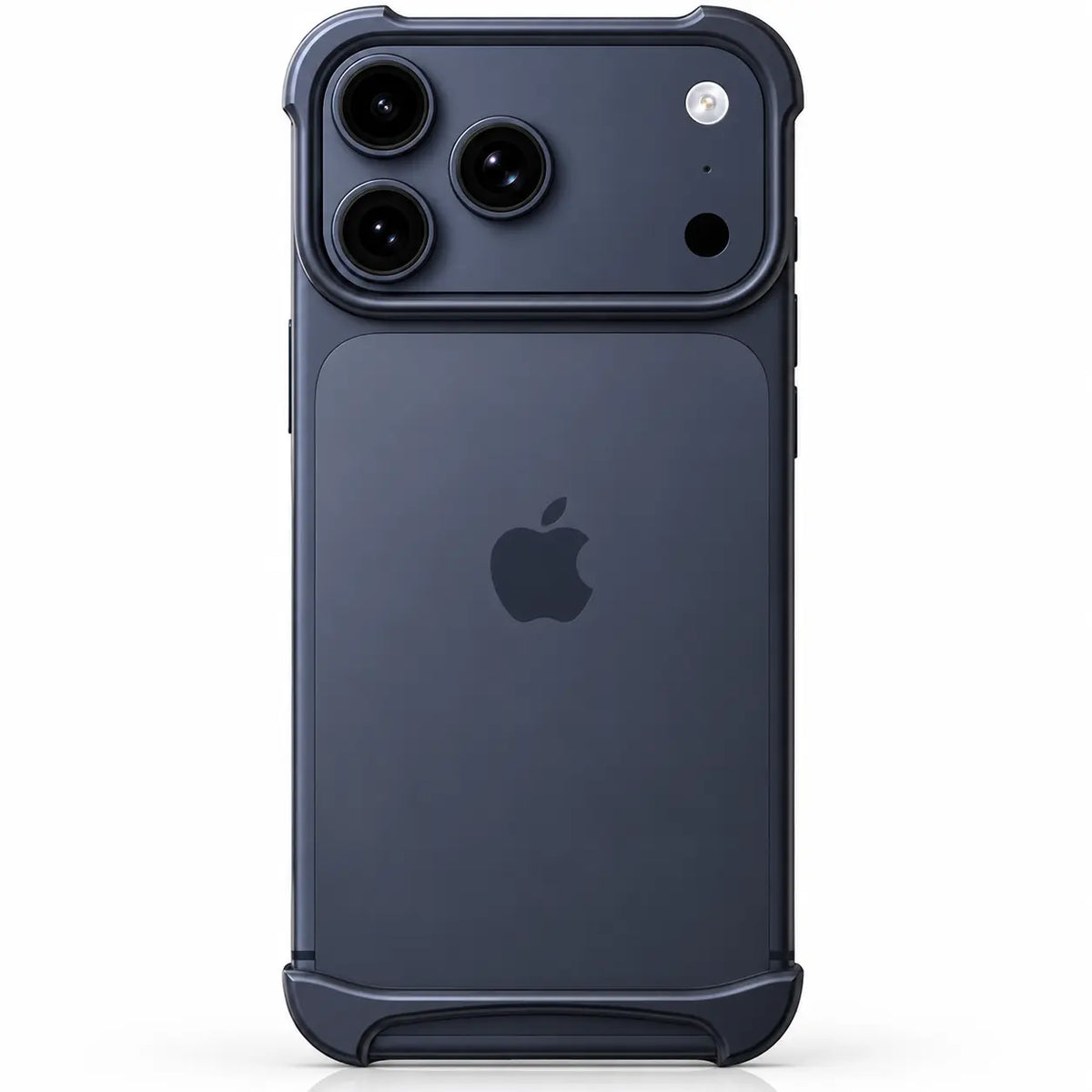 Aluminum phone case with raised screen protection #color_Deep Blue